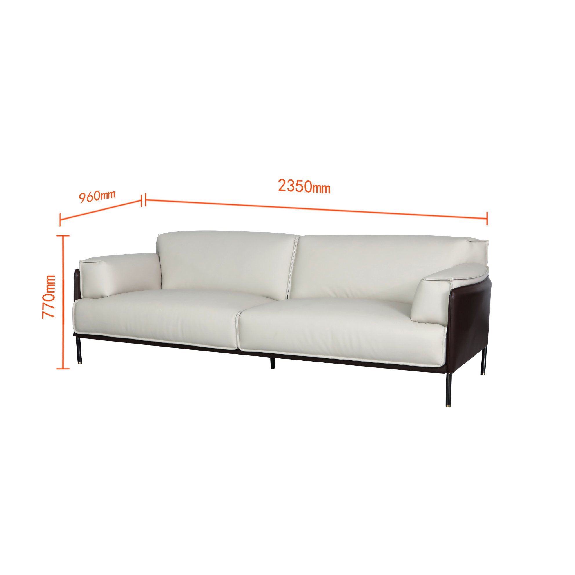 Modern Home Hotel Customized Leather Living Room Sofa Set