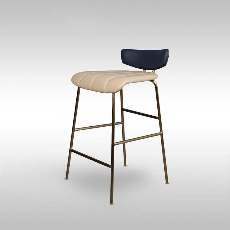 Modern Stainless Steel Leather Bar Stool Bar Furniture