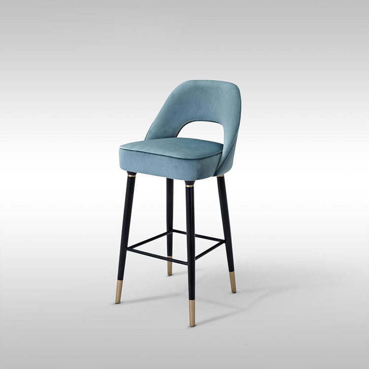 Modern Stainless Steel Leather Bar Stool Bar Furniture