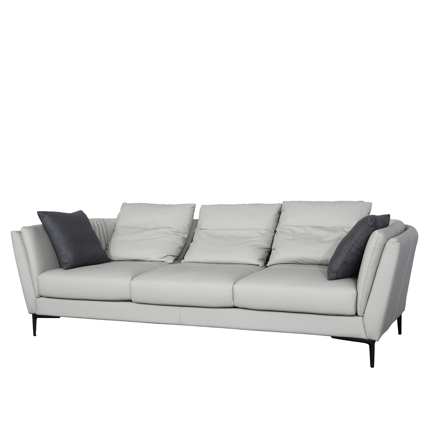 Modern Hotel Home Living Room Sectional Leather Sofa