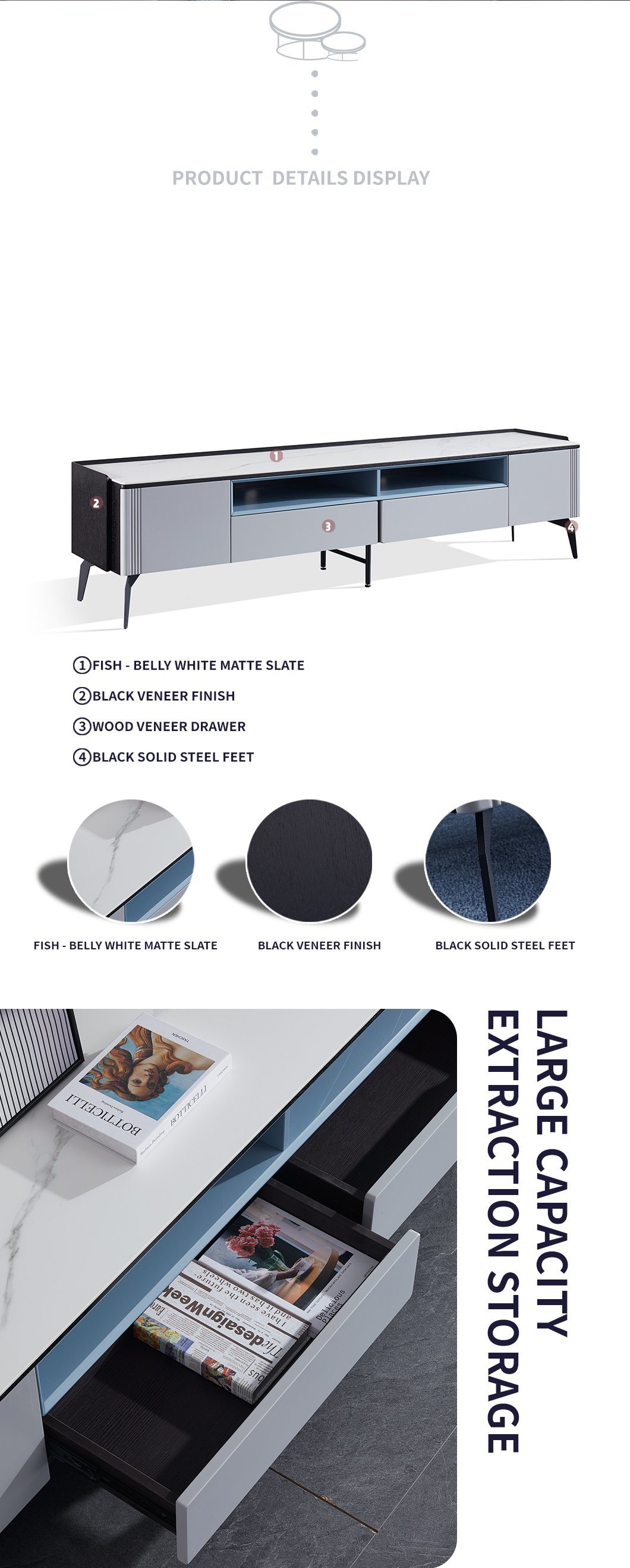 2022 Simple Design Living Room Furniture TV Cabinet