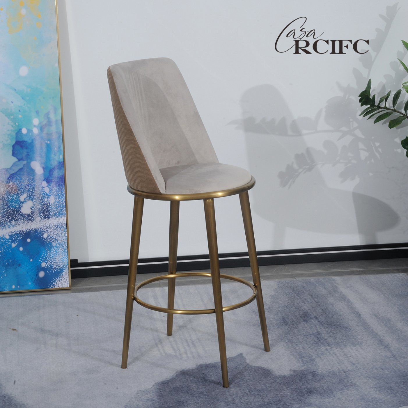 Home Hotel Cafe Modern Luxury Bar Chair