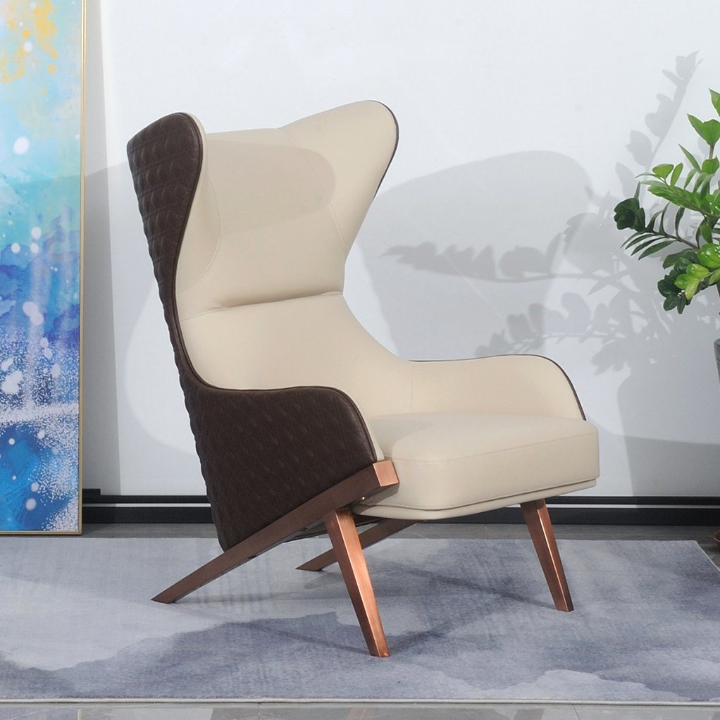 New Stainless Steel Frame Modern Leisure Easy Chair
