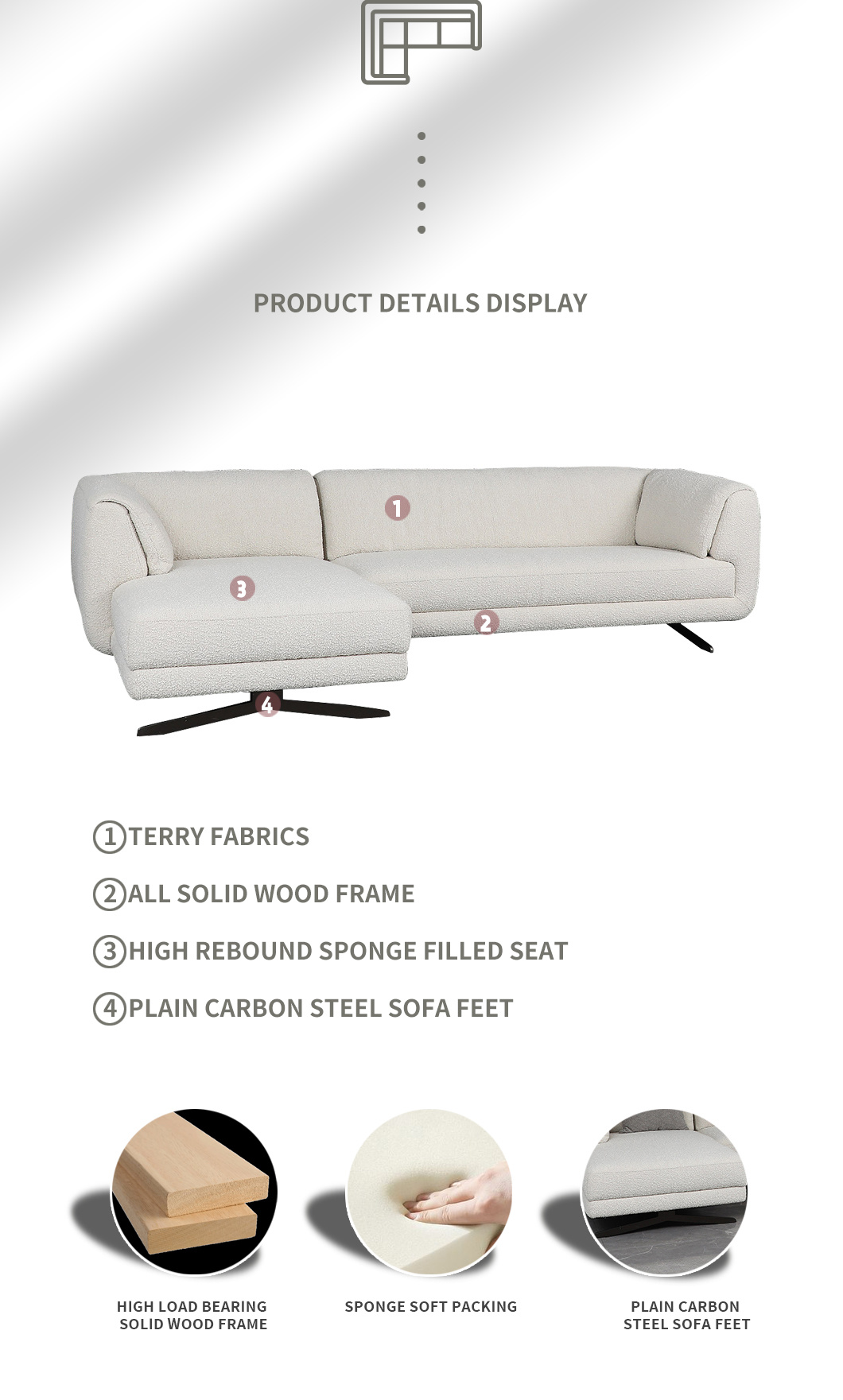 Factory One-on-One Design Service Modern Sofa Sets