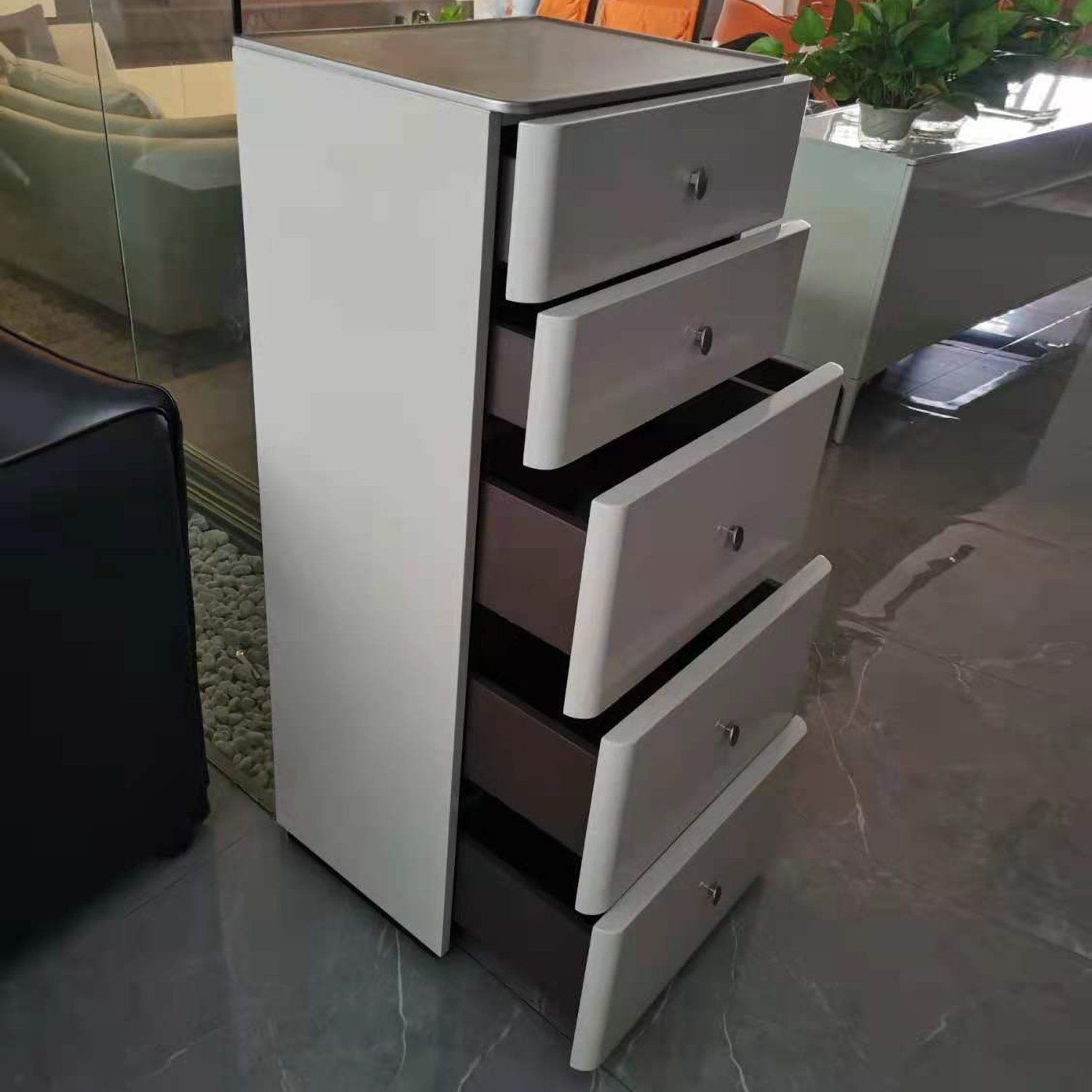 Modern Classic Restaurant Hotel Sideboard Storage Cabinet