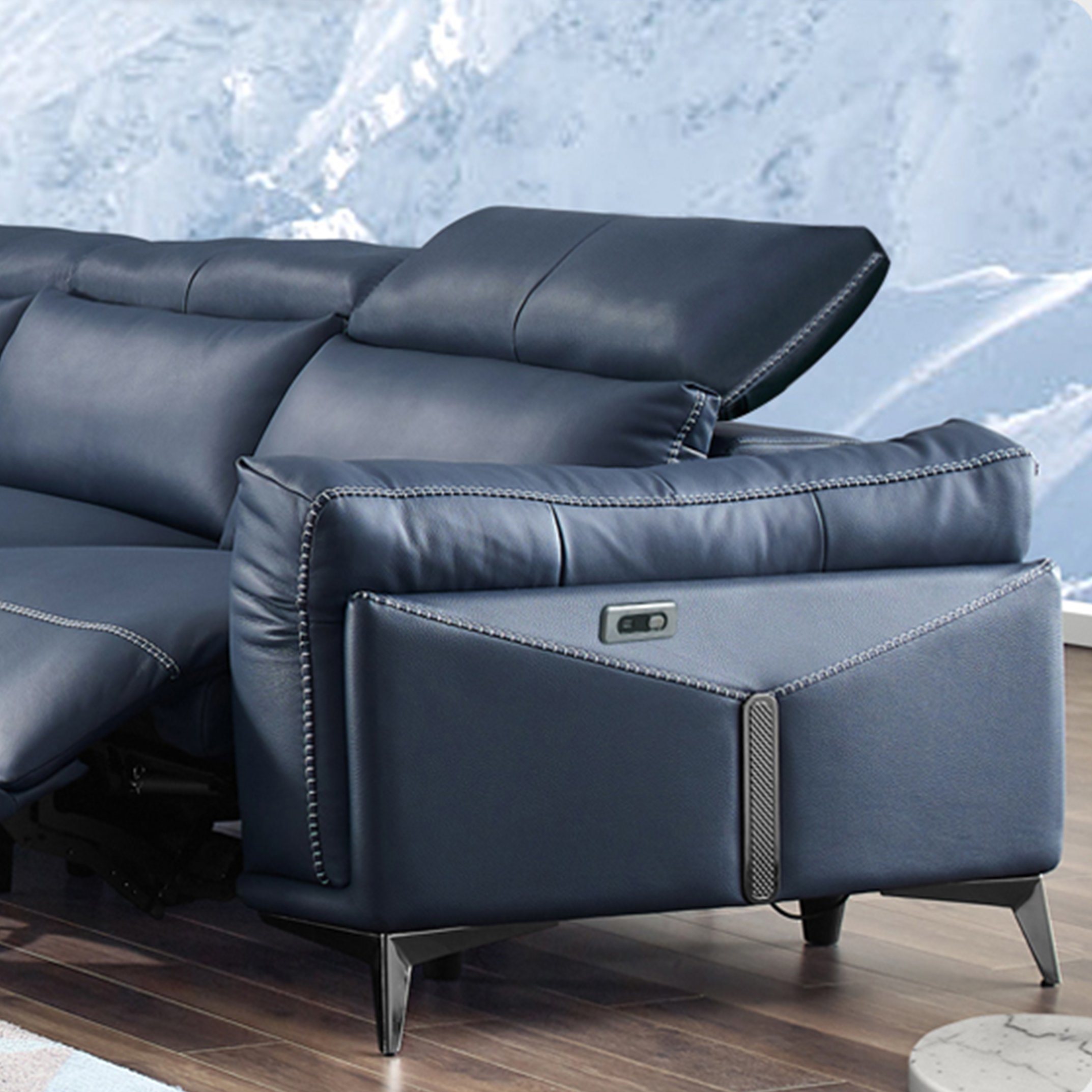 Living Room Composite Fabric Sofa Modern Sofa Electric Functional Sofa